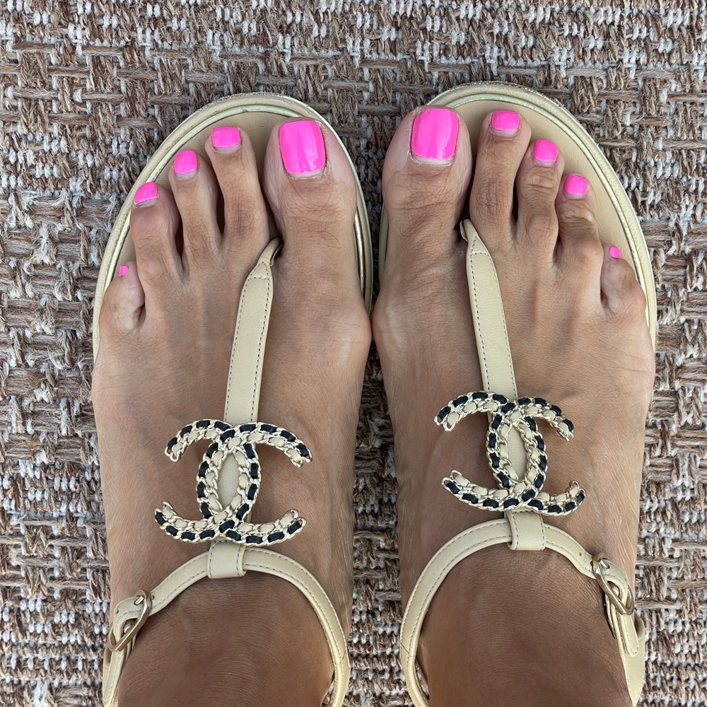 Chanel Signature Flat Sandal